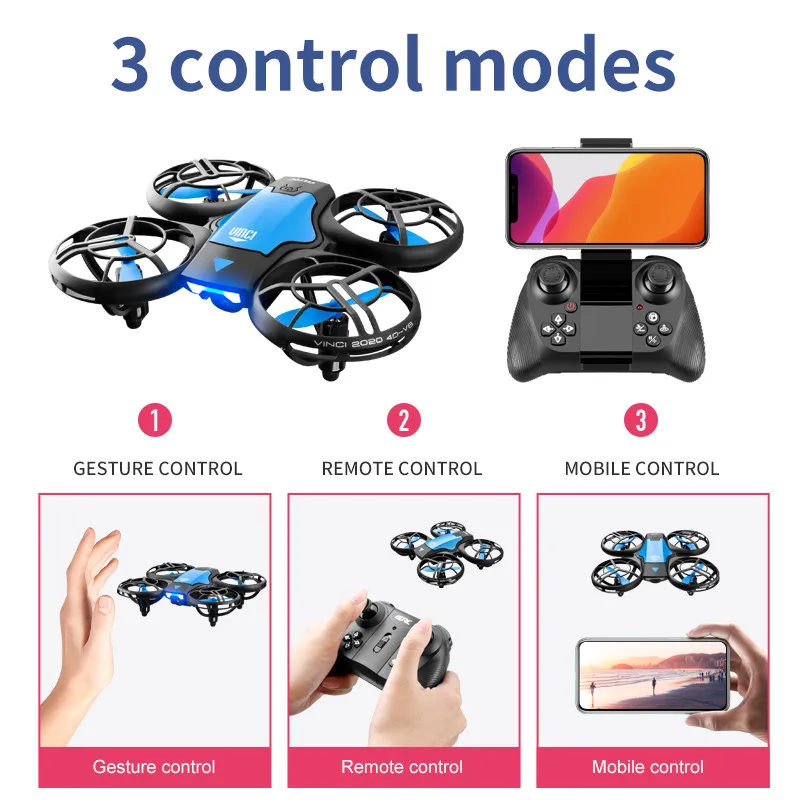 V8 New Mini Drone 4K Professio - огляд і ціна Rc Helicopter Electric