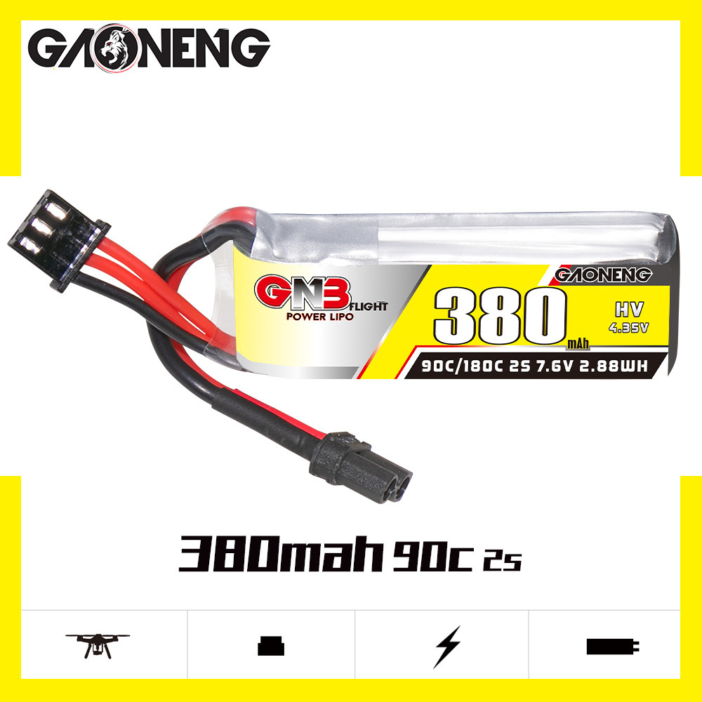 GNB 2S 7.6V 380mAh 90C/180C Li - огляд і ціна Rc Helicopter Coaxial