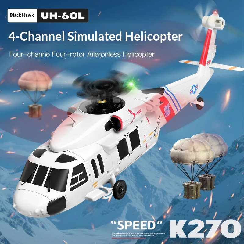Wltoys K270 Black Hawk Uh 60l  - огляд і ціна Rc Helicopter Large